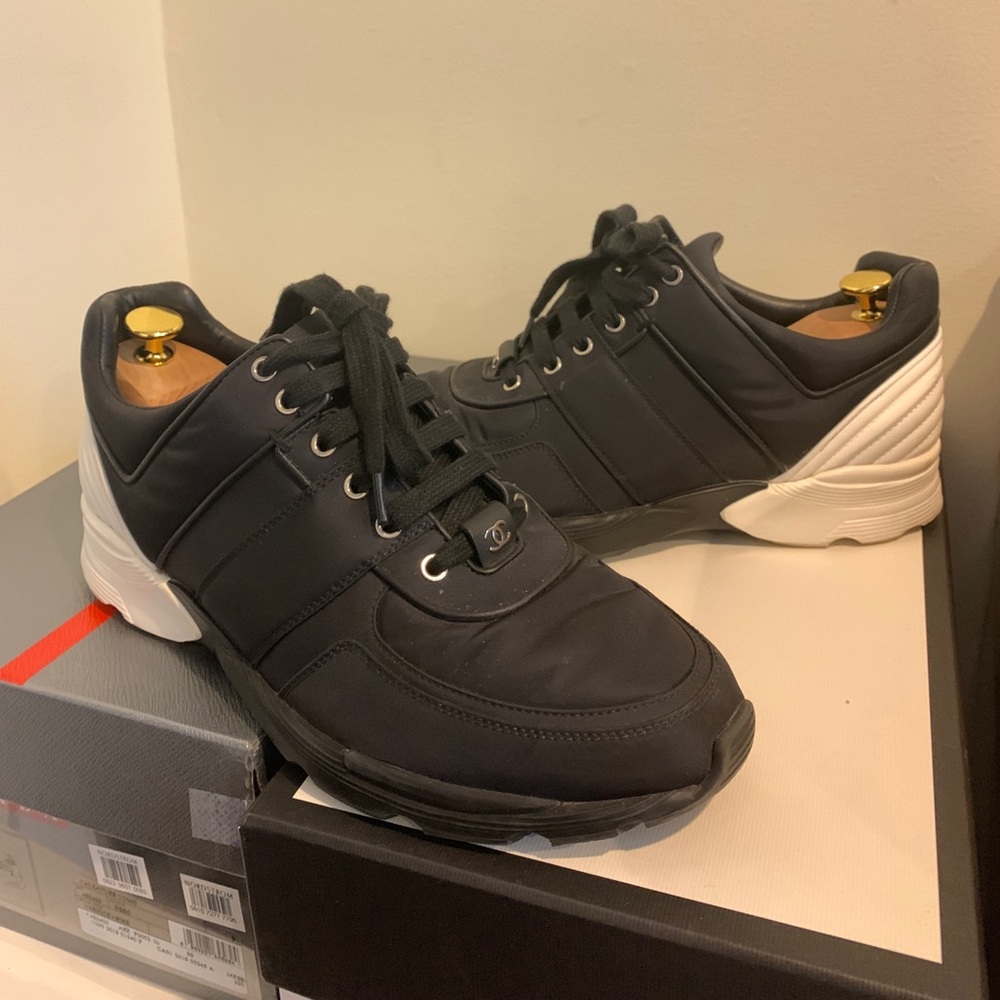RARE Men’s Chanel Sneakers in Black